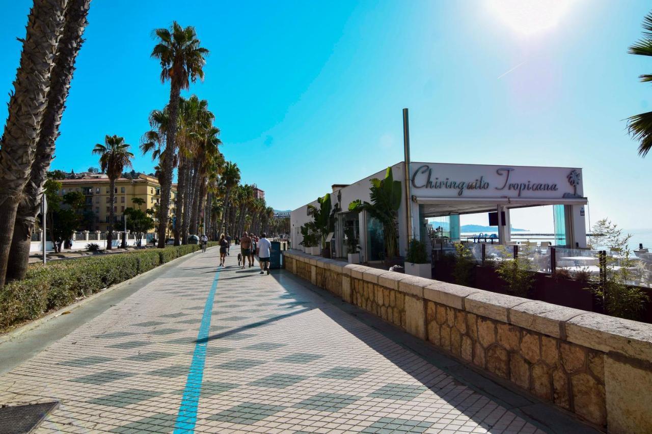 P&P Apartamentos Paseo Maritimo Pablo Ruiz Picasso Malaga Luaran gambar